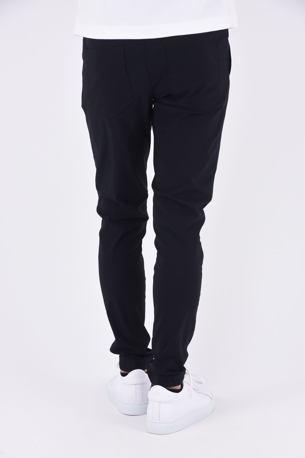 CHRIS EASY PANTS / 【定番】高機能ナイロン マイクロファイバー スラックス イージーパンツ ナイロンブラック