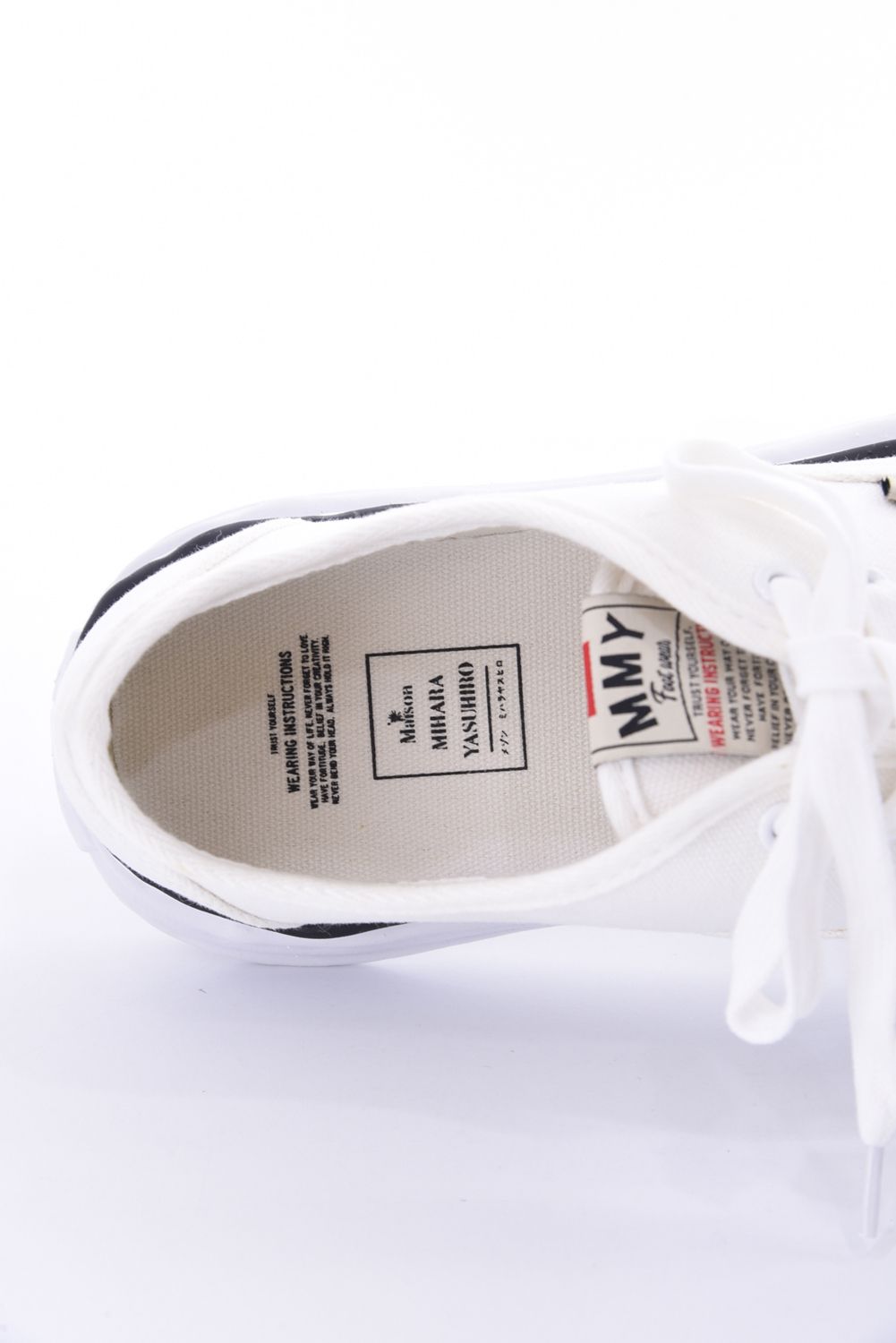 "BAKER LOW" OG sole lowcut sneaker / ベイカー オリジナルソール キャンバス ローカットスニーカー ホワイト