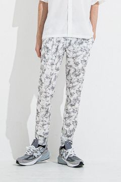 CHRIS EASY TUCK PANTS / ワンタック スラックス型イージーパンツ マーブルグレー