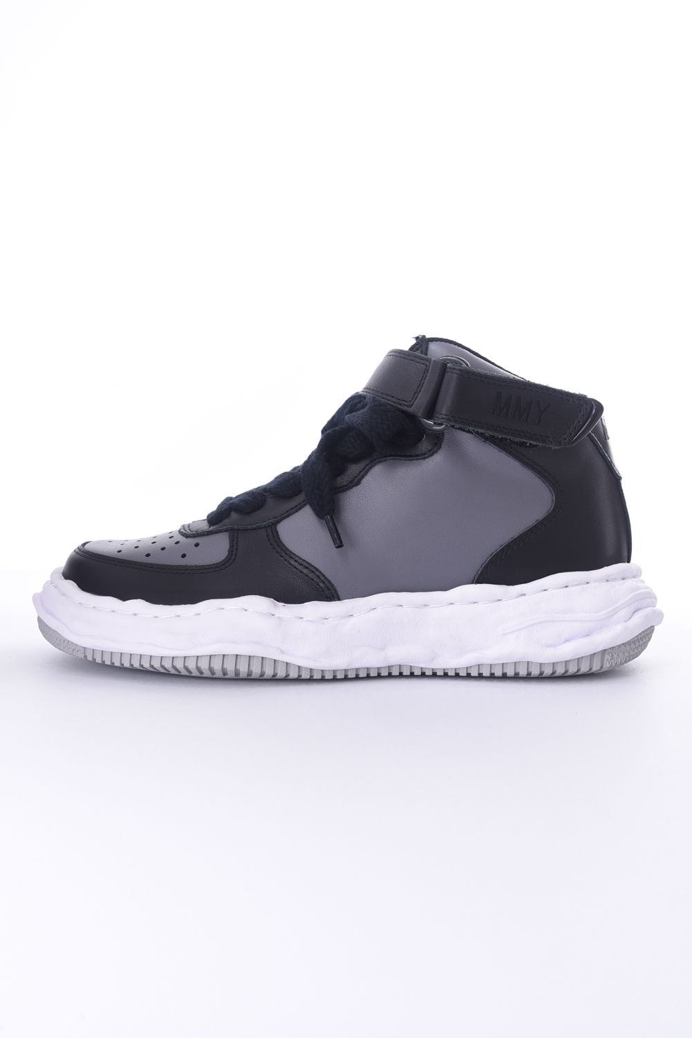 "FREDDIE HIGH" OG sole leather High-Top sneaker / オリジナルソール レザー ハイカットスニーカー ブラック