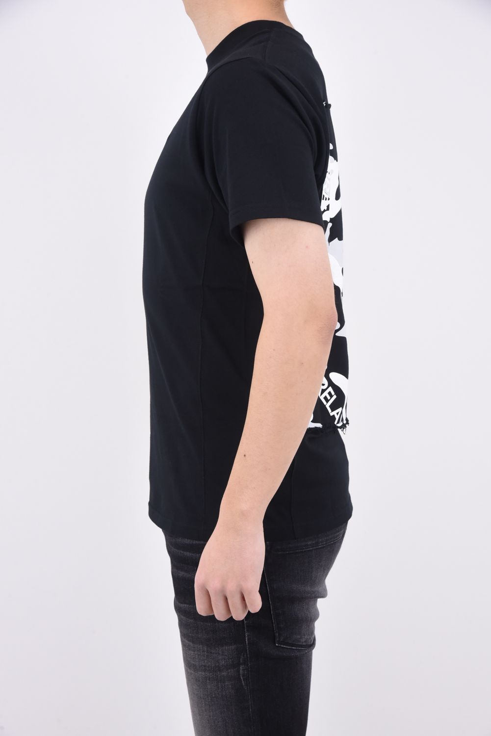 CAMO PATTERN T-SHIRTS / カモフラ バックプリント 半袖Tシャツ ブラック