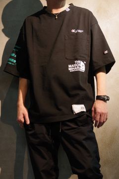 PRINTED TEE 2 / プリントロゴ クルーネック 半袖Tシャツ ブラック