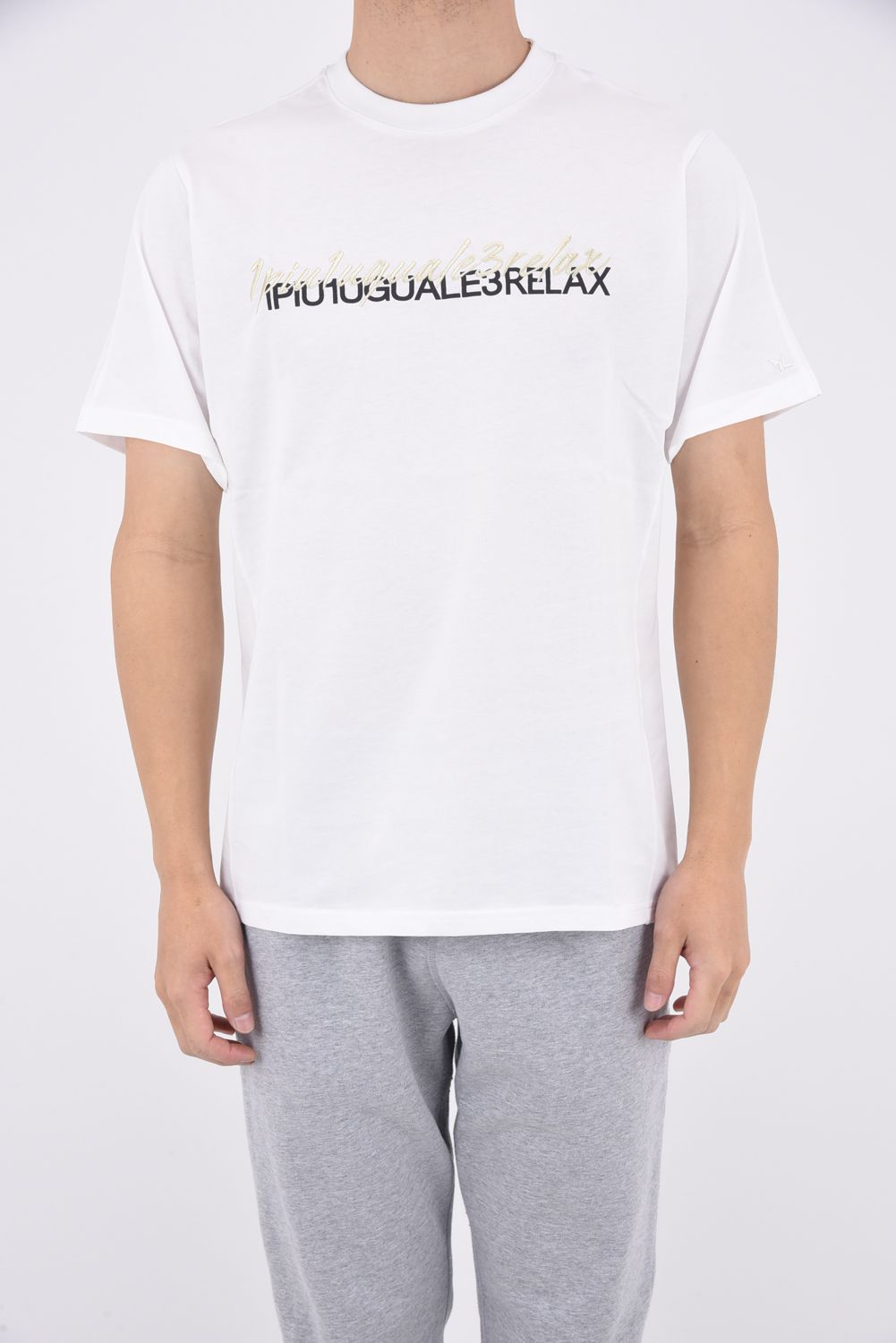 DOUBLE LOGO T-SHIRT / ダブルロゴ クルーネックTシャツ ホワイト