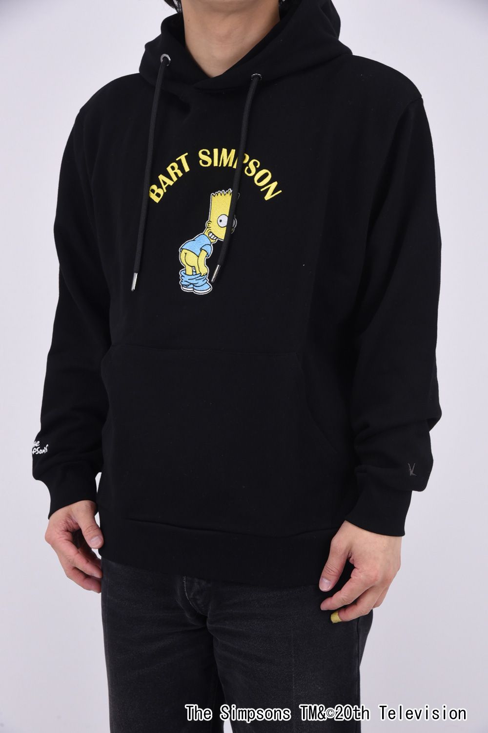 BART SIMPSON HOODIE / シンプソンズプリント フーディ (ブラック)