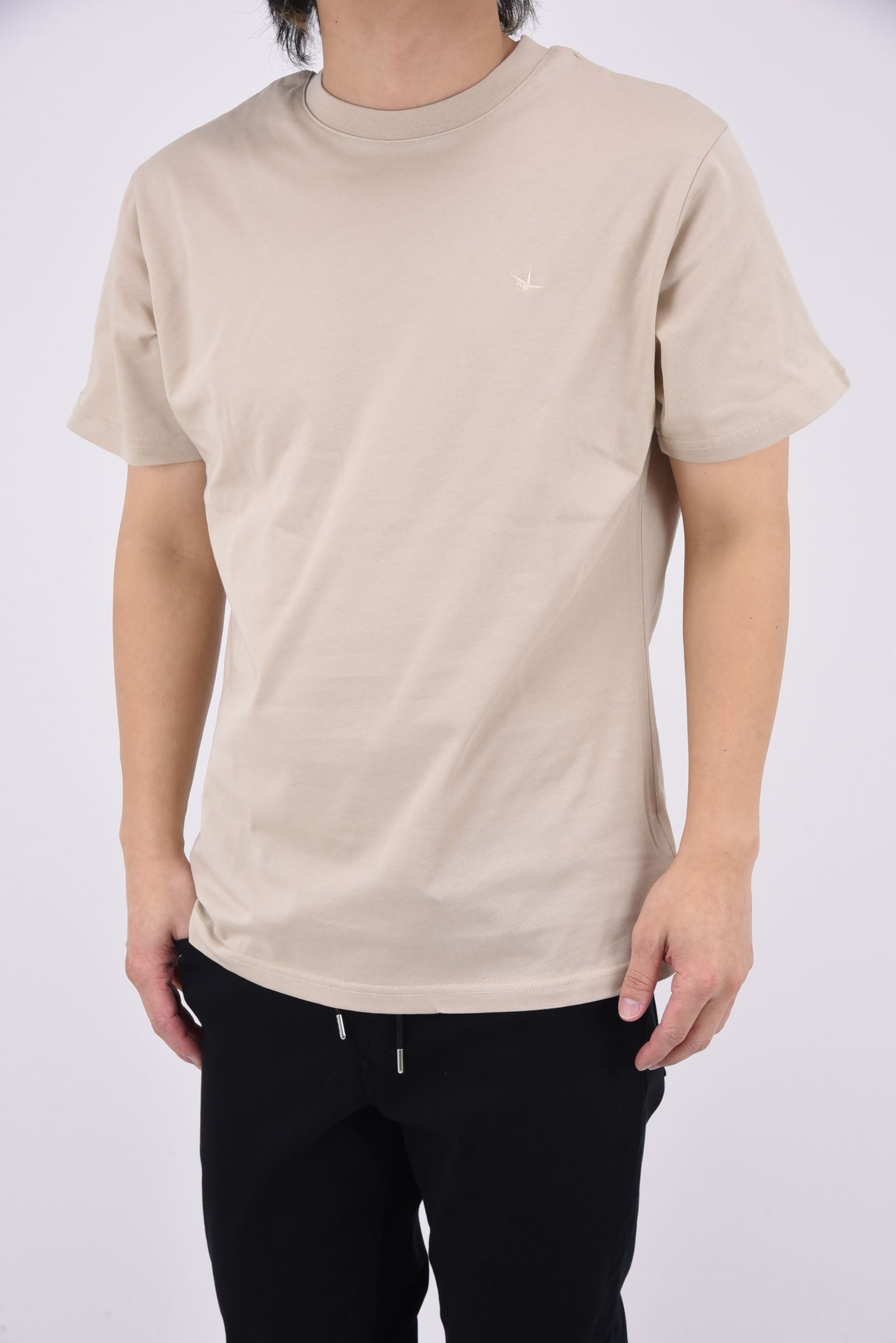 CIRCLE T-SHIRT / サークルロゴ ショートスリーブ (ベージュ)