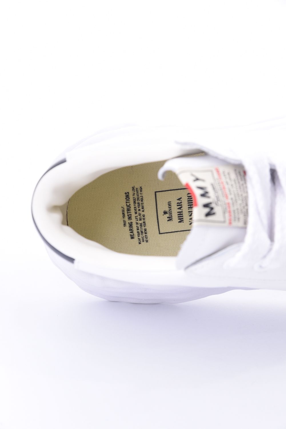 "BLAKEY" OG Sole Leather High-top Sneaker / オリジナルソール レザーハイカットスニーカー ホワイト