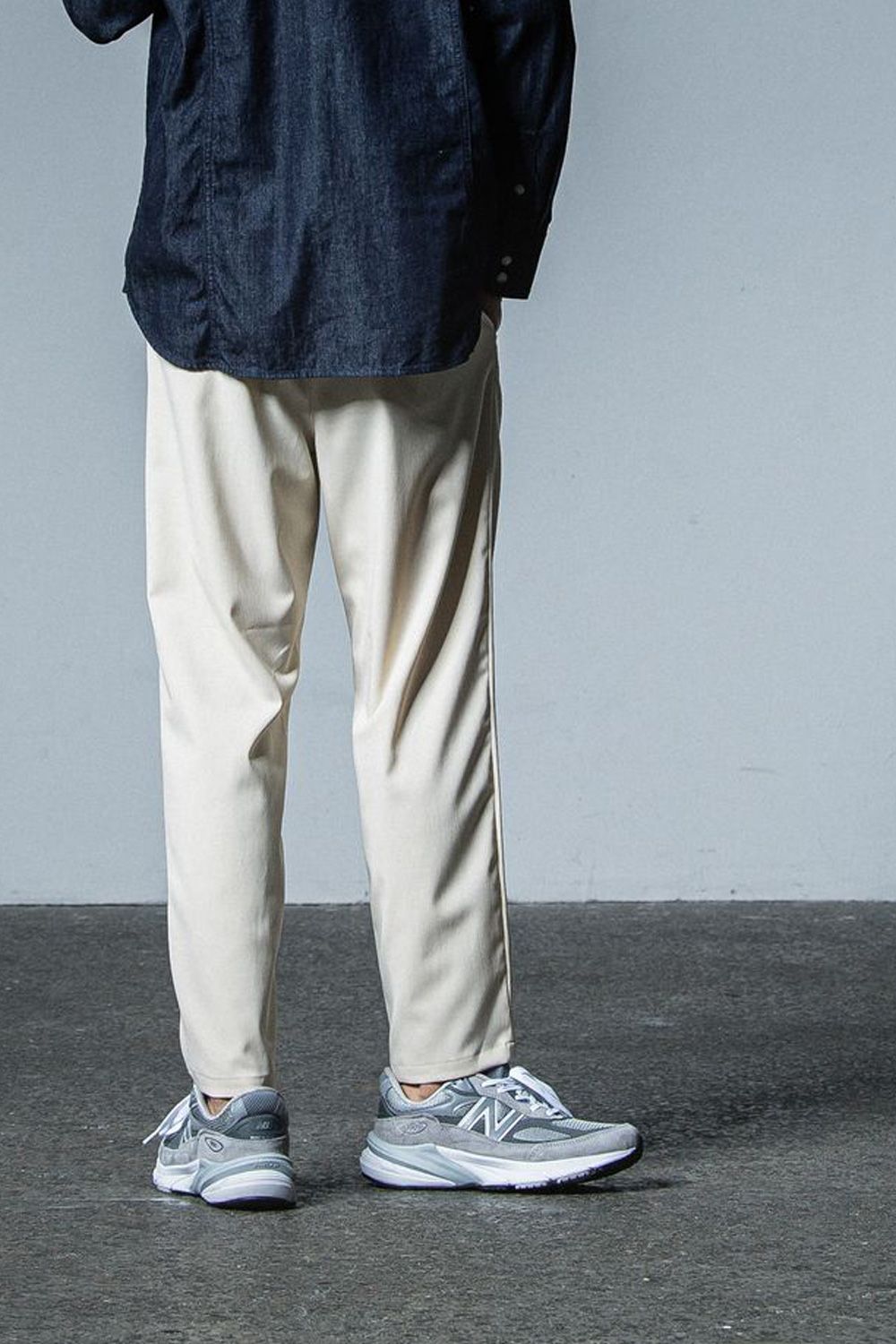 RESOUND CLOTHING ライトベージュパンツ RESOUND CLOTHING - PAT WIDE EASY PANTS / ワイドテーパード