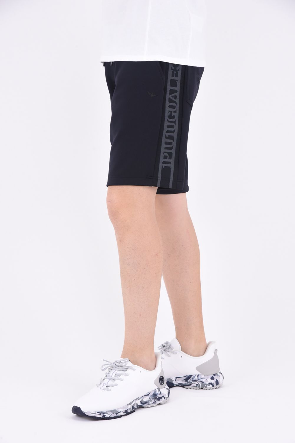 113SPORT PREMIUM WIDE SHORTS / ロゴ ワイド ショートパンツ ブラック