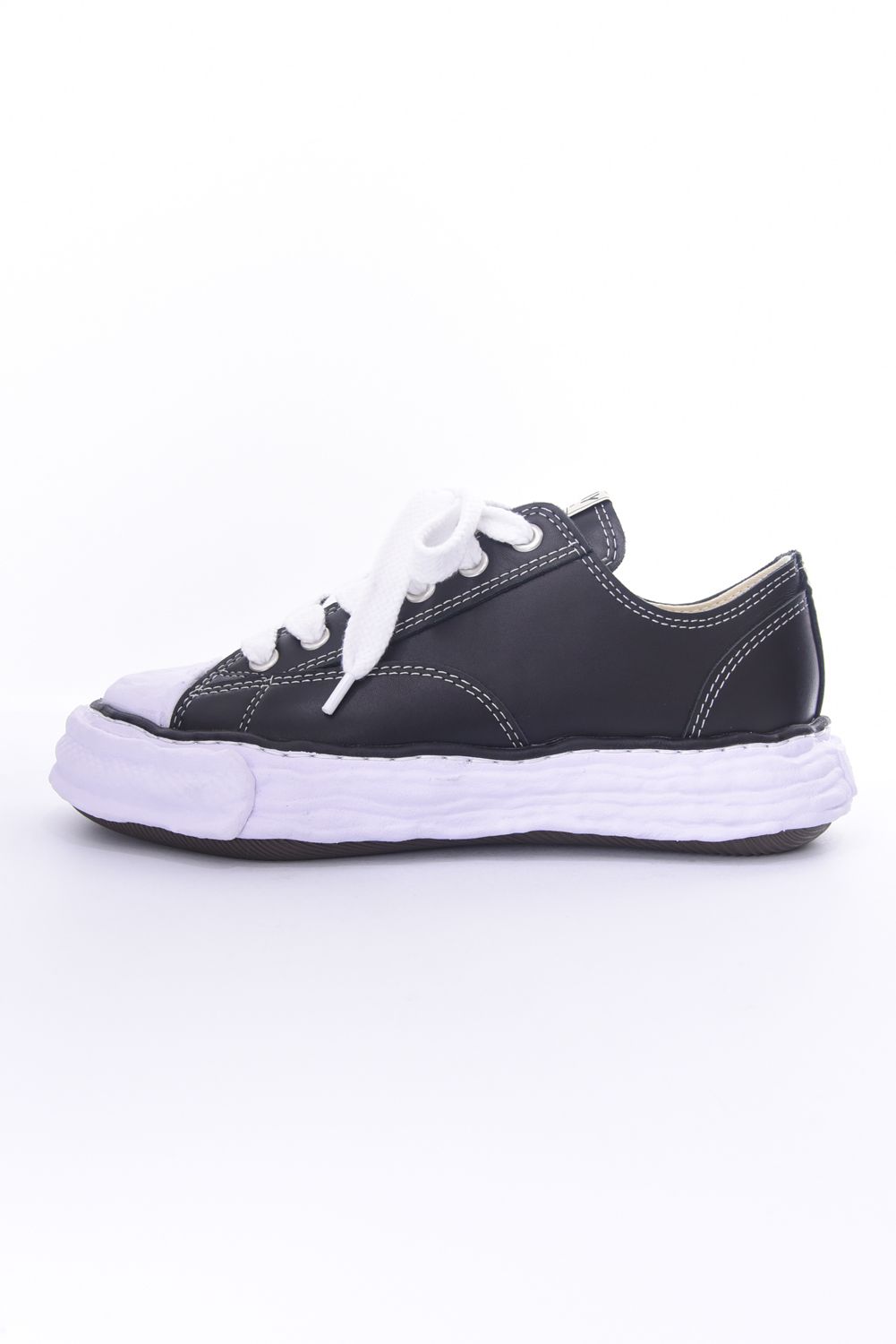 "PETERSON23" OG sole Leather Low-top Sneaker / オリジナルソール レザーローカット ブラック