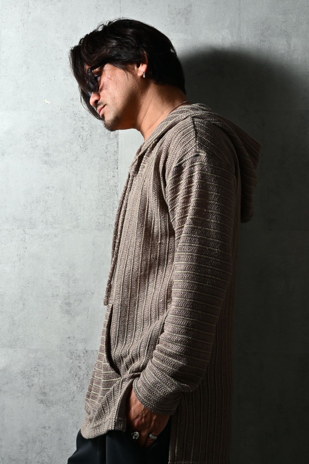 RUSSEL MEXICAN HOODIE / ラッセル織り プルオーバー オリジナルメキシカンパーカー (ブラウン) (3月上旬入荷予定) ※オーダー締切12/13(土)17:00