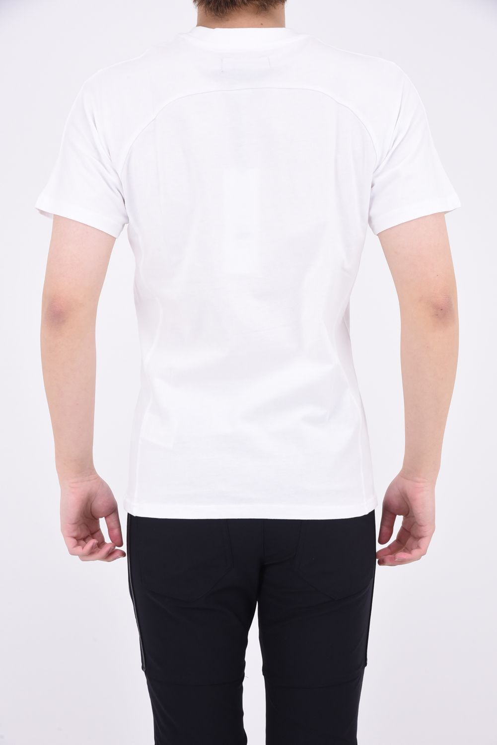 RAINBOW TOOTHBRUSH EMBROIDERY T-SHIRTS / レインボー サークルロゴ 半袖Tシャツ ホワイト