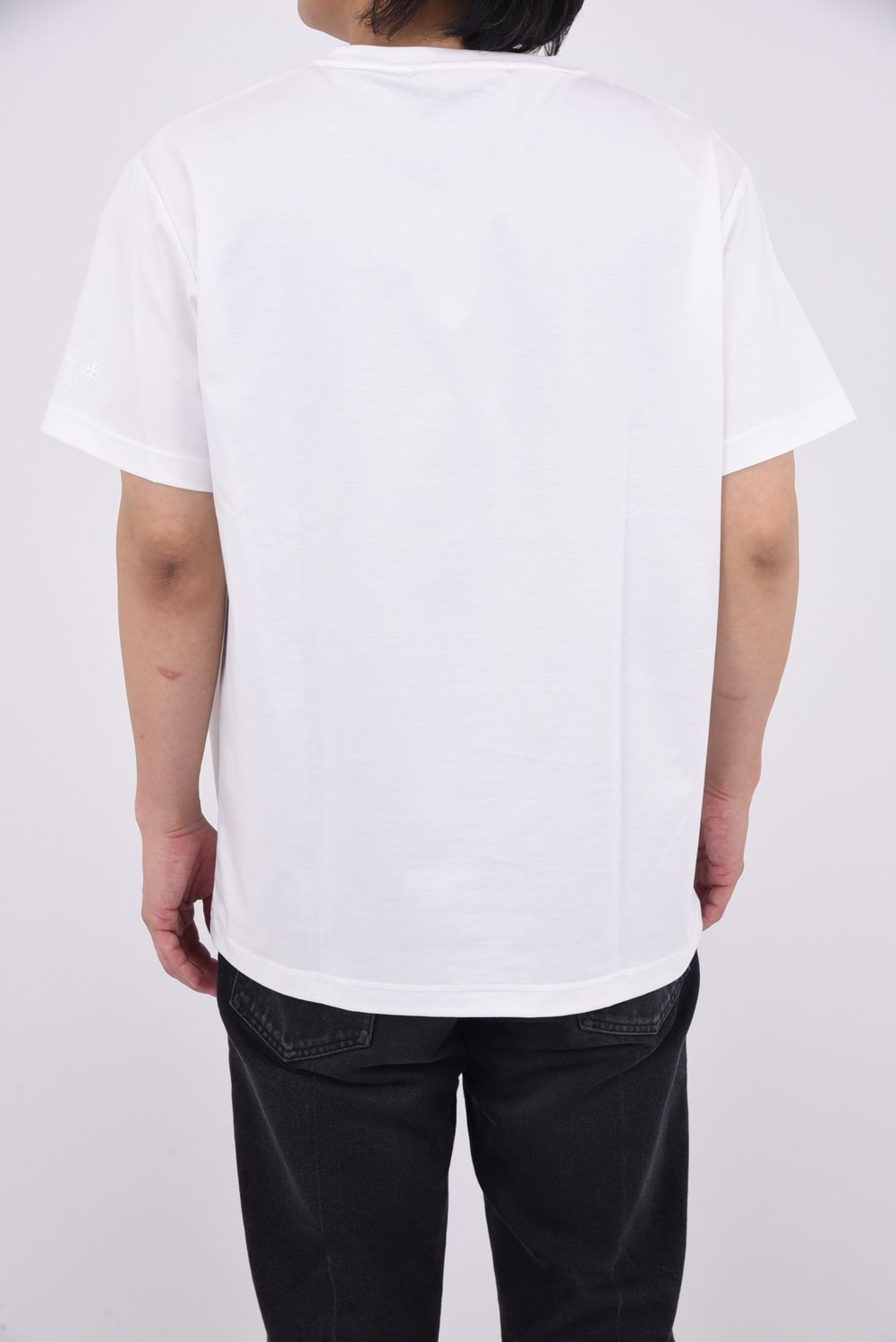 PACECO (パセコ) / フロント ブランドロゴ クルーネック Tシャツ ホワイト