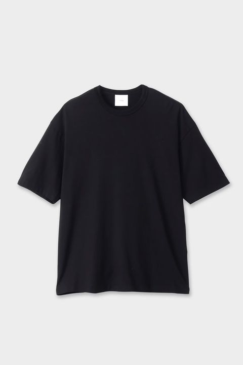SUVIN COTTON SOFT STRUCTURE T-SHIRT / コットンソフト ストラクチャー Tシャツ (ブラック)