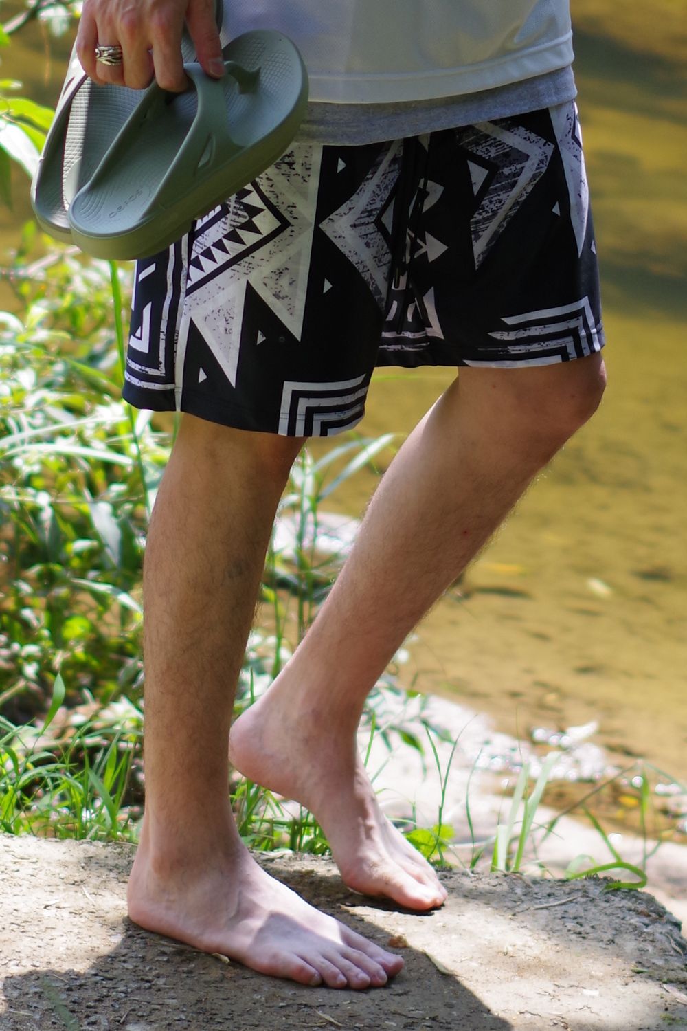 RUSH SHORTS / ラッシュガード ショートパンツ ネイティブブラック