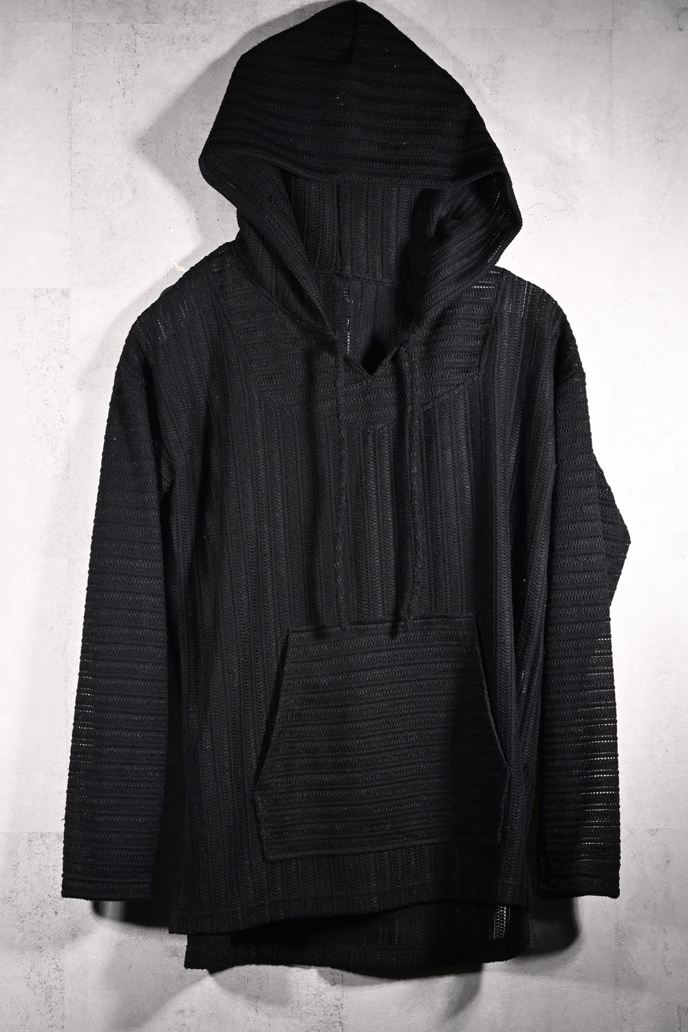 RUSSEL MEXICAN HOODIE / ラッセル織り プルオーバー オリジナルメキシカンパーカー (ブラック) (3月上旬入荷予定) ※オーダー締切12/13(土)17:00