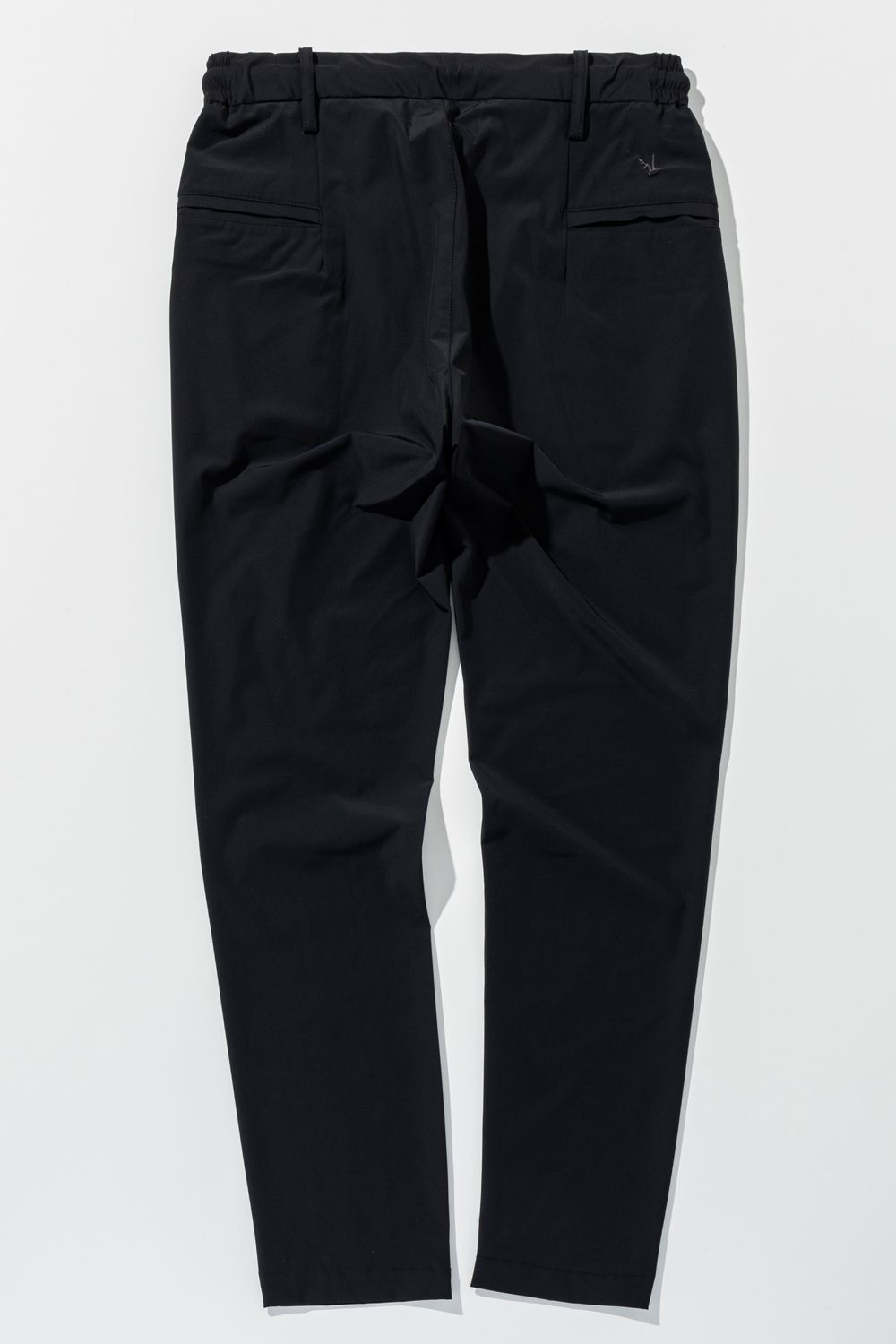 【26SS】 GLEN CHECK NYLON SLACKS / グレンチェック イージースラックス (ブラック) (2月上旬入荷予定)