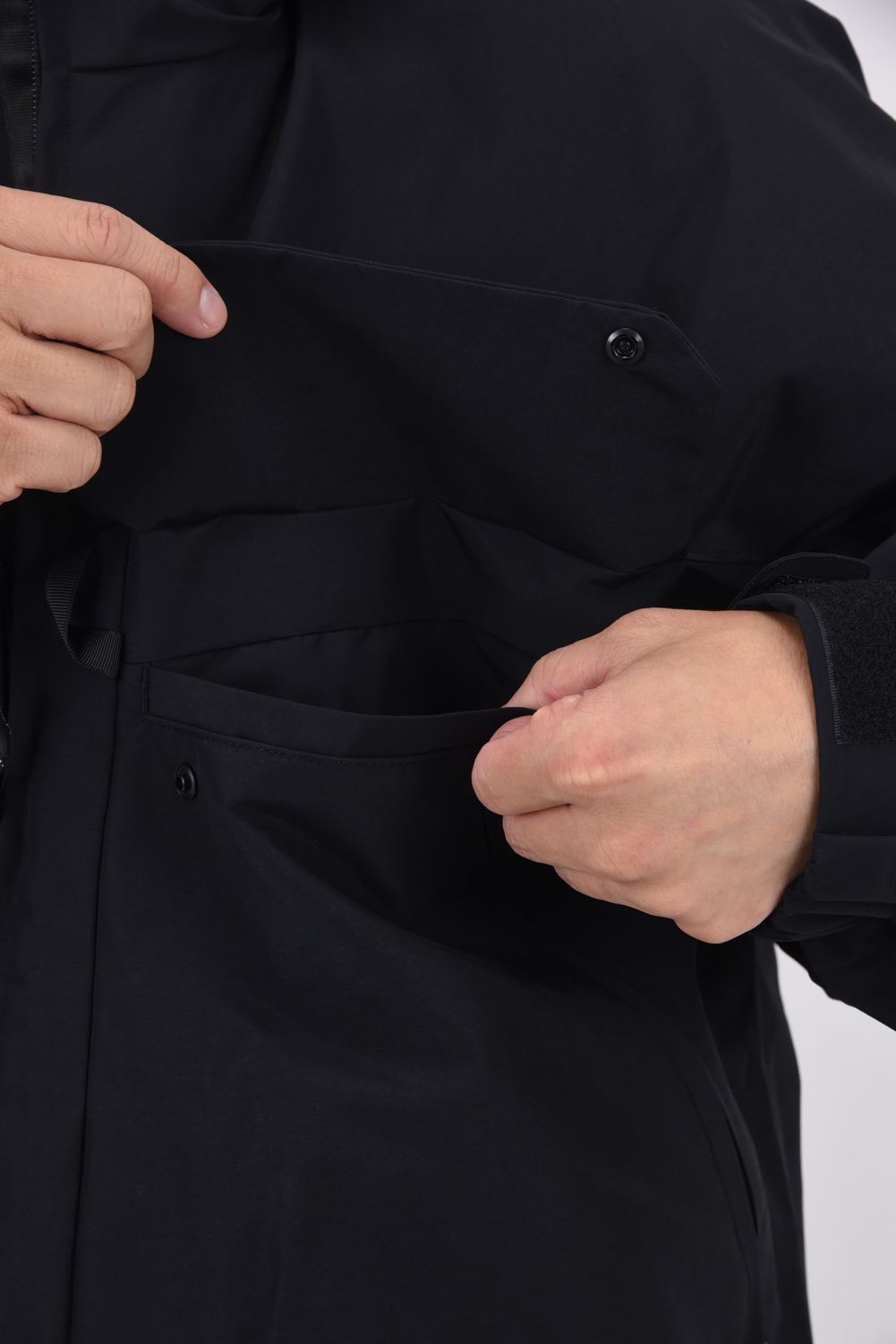 FISHERMANS DOWN JACKET / ゴアテックス フィッシャーマンズダウンジャケット (オブシディアンブラック)