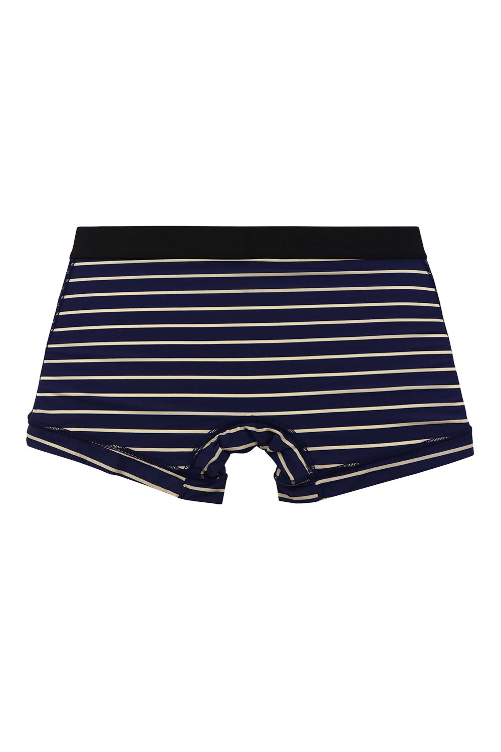 BORDER Short Boxer - ネイビー / トープ