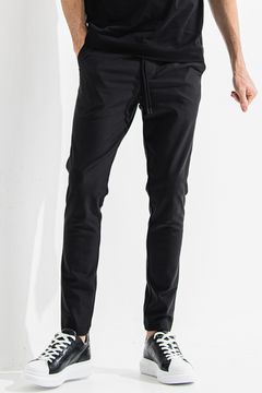 SL EASY PANTS / スラックス型イージーパンツ チャコール