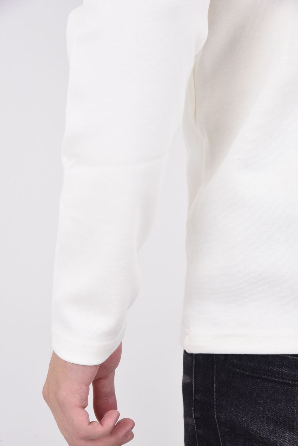 L/S CREW / ロングスリーブ ウォーム クルーネック ホワイト