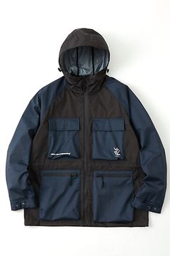 【WMBC  /  KIU】 3 LAYERED FIELD JACKET / KIU / W.M.B.Cコラボ 3レイヤード スタンドカラージャケット ブラック