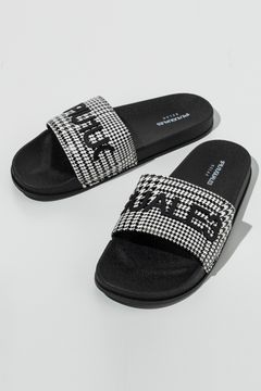 GLEN CHECK SANDALS / グレンチェック シャワーサンダル (ブラック) (3月上旬入荷予定)