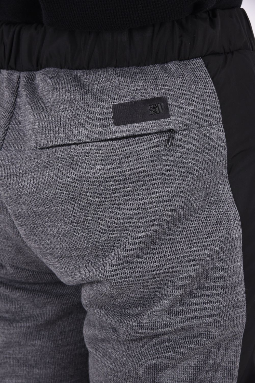 【LEON掲載】【26AW】 ICON PANT PRINT / ウール混 ツートーン サイドライン スウェットパンツ (グレー)