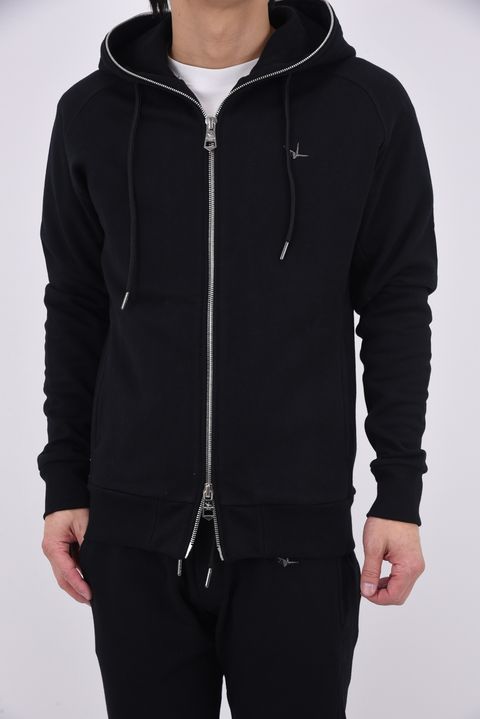 【26SS】 LUXURIOUS ZIP HOODIE / ジップパーカー (ブラック)