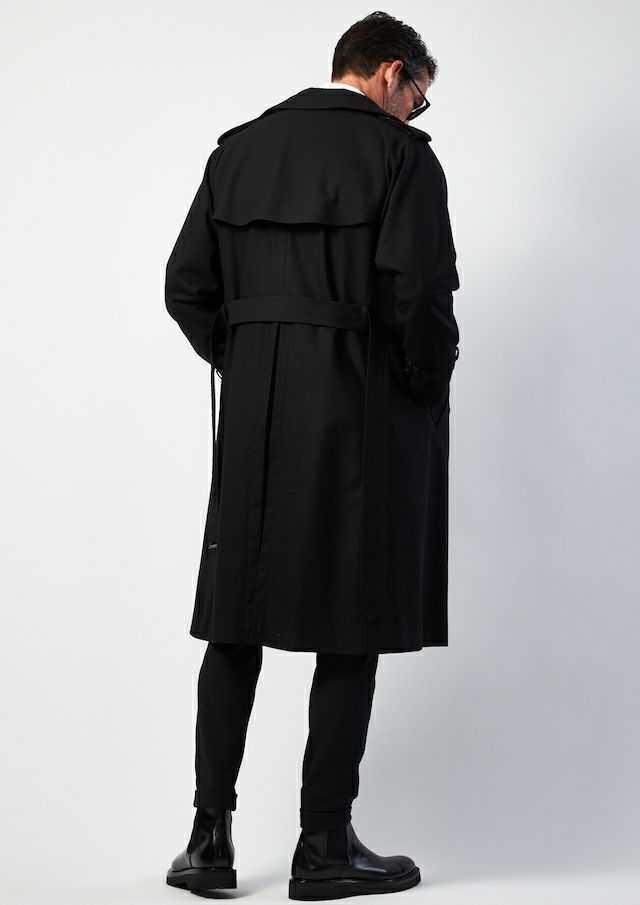 【BLACK MILITARY Vol.17】 FIRST TRENCH COAT BLACK (11月下旬入荷予定) ※オーダー締切 9/7(水)11:59迄