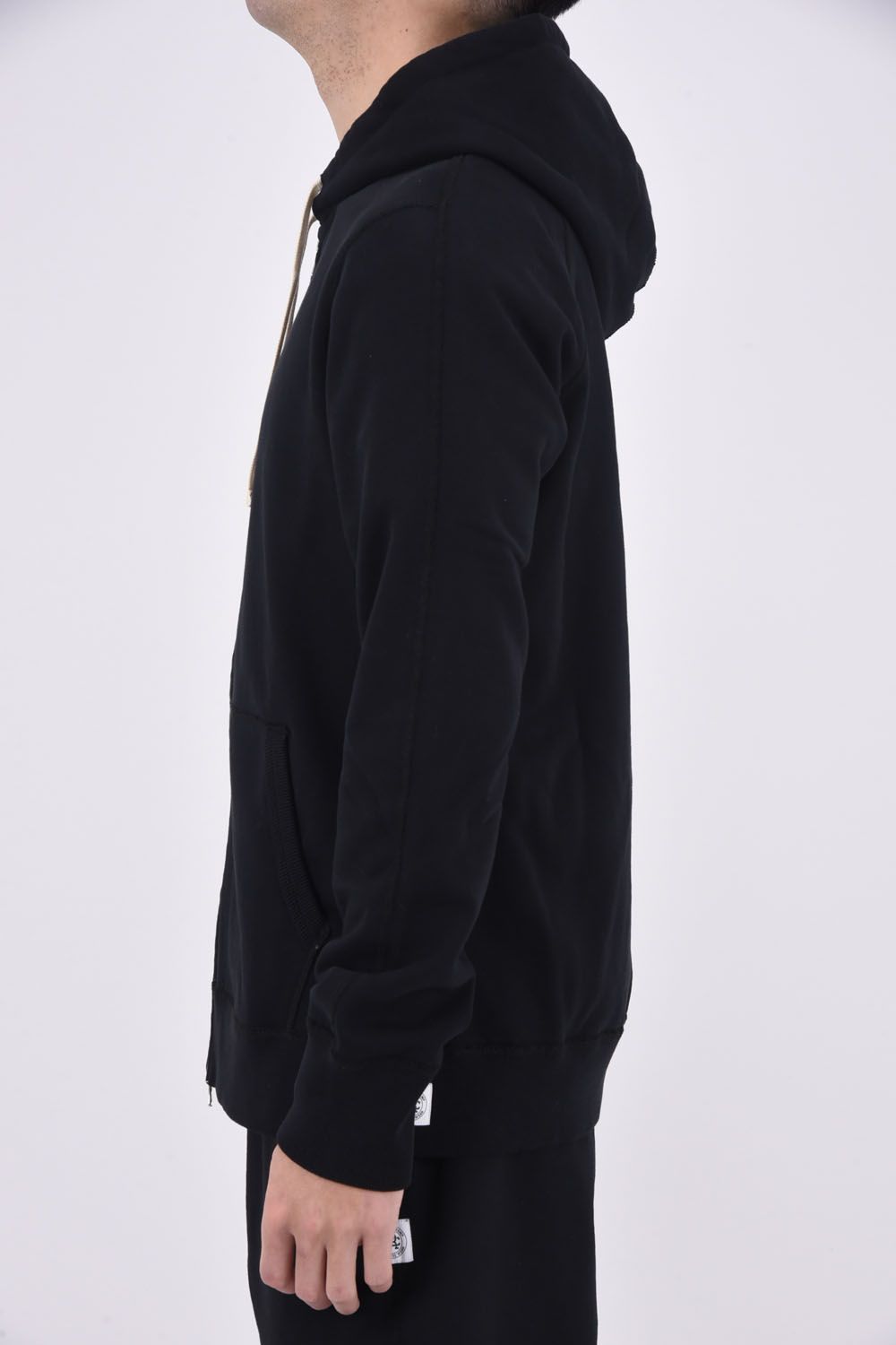 【国内正規品】 MIDWEIGHT TERRY FULL ZIP HOODIE / ミッドウェイトテリー フルジップパーカー ブラック