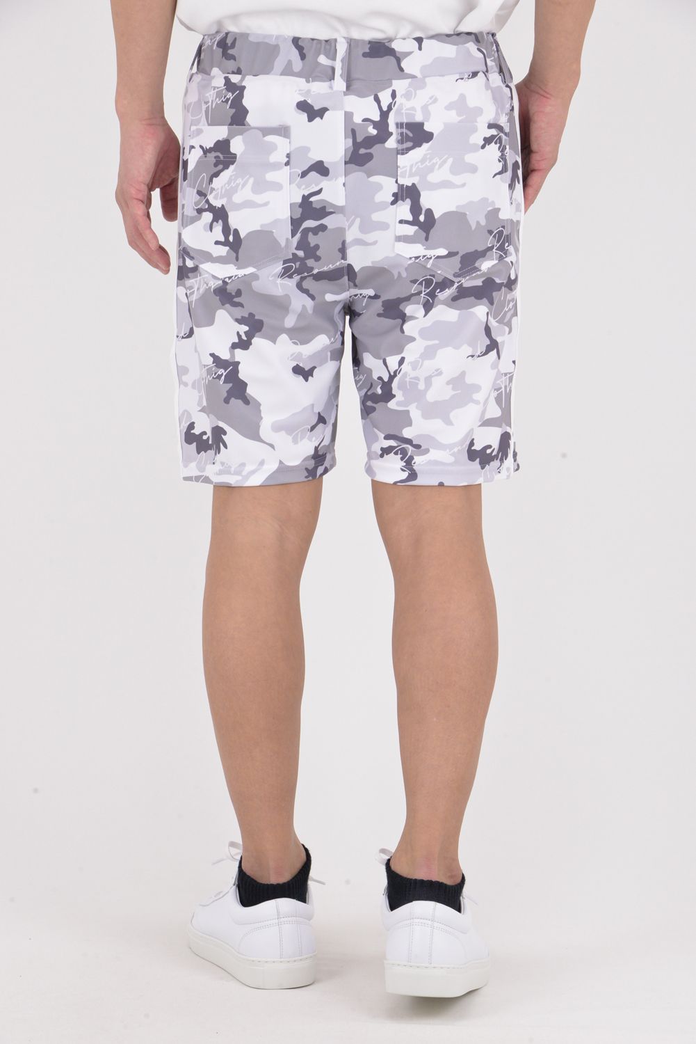 RUSH SHORTS / ラッシュガード カモフラージュ柄 ショートパンツ (ブラック)
