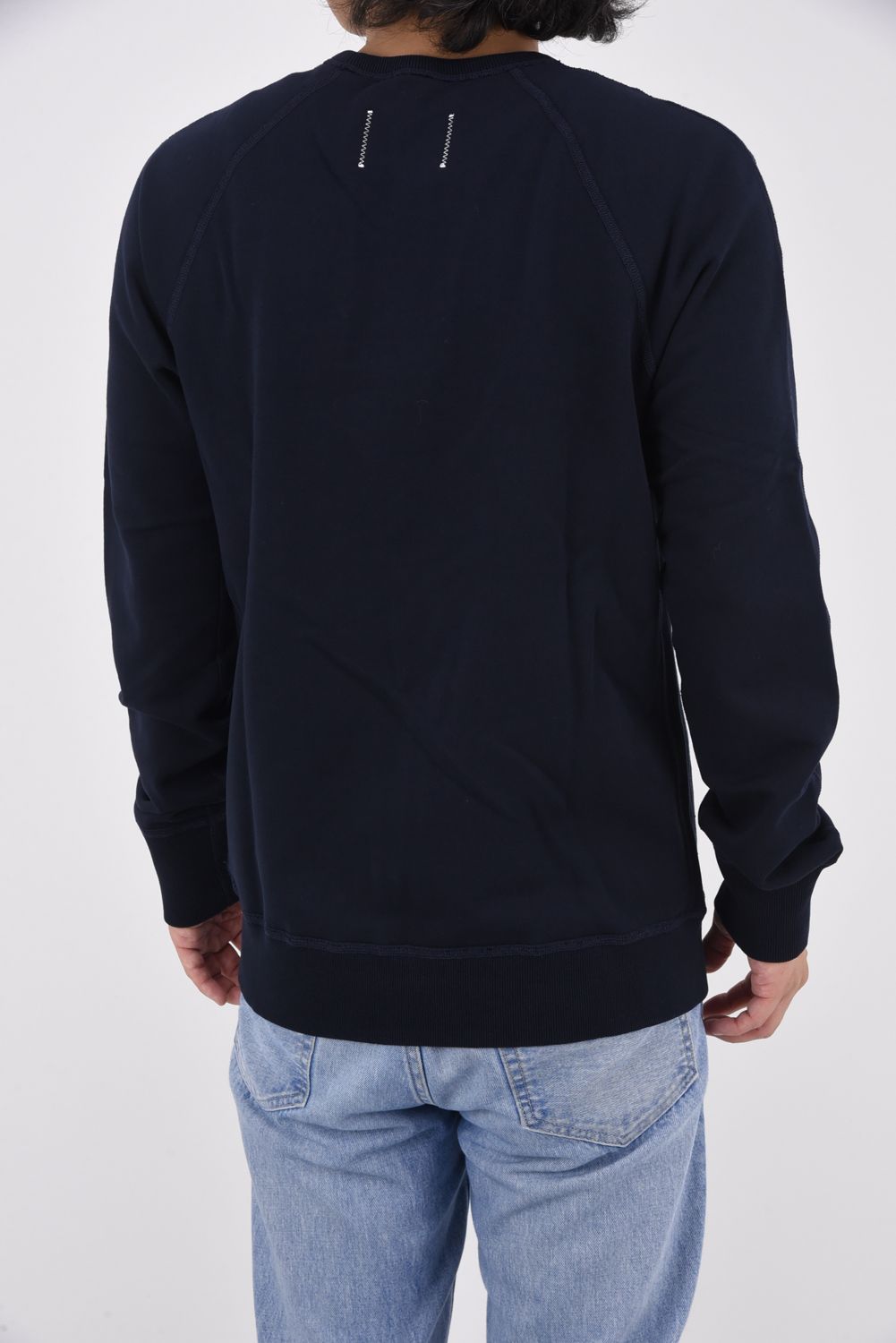 【国内正規品】 MIDWEIGHT TERRY CREWNECK / ミッドウェイト クルーネックスウェット ネイビー
