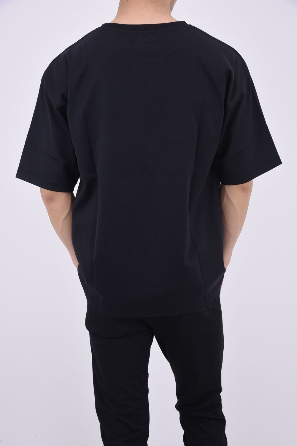 113 MIRROR BIG T / 113ミラーロゴ クルーネック 半袖 Tシャツ ブラック
