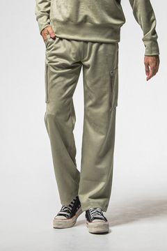 DAVID CARGO PANTS / スウェードジャージー ミリタリーカーゴパンツ (カーキ) (1月上旬入荷予定) ※オーダー締切：9月1日(月)18:00