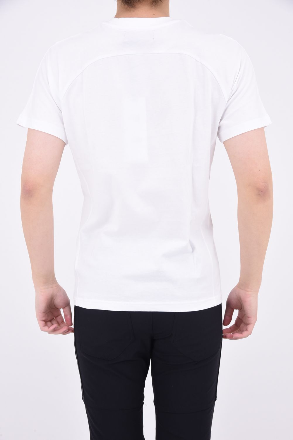 GRADATION TOOTHBRUSH EMBROIDERY T-SHIRTS / グラデーション 3Dロゴ 半袖Tシャツ ホワイト
