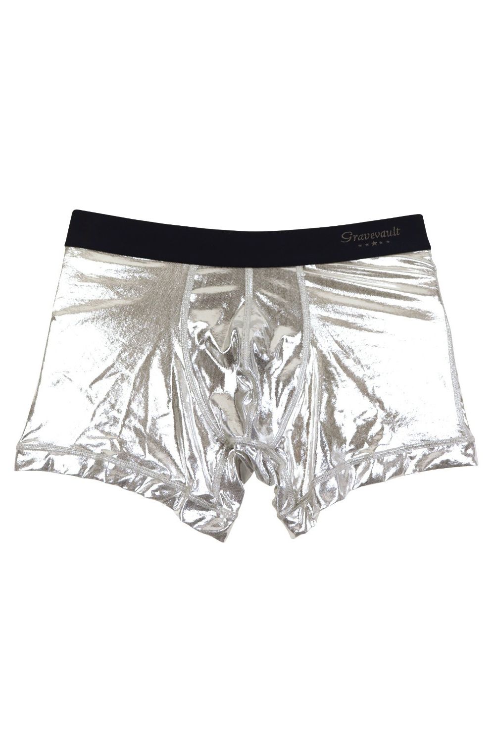Metallic Short Boxer  - シルバー