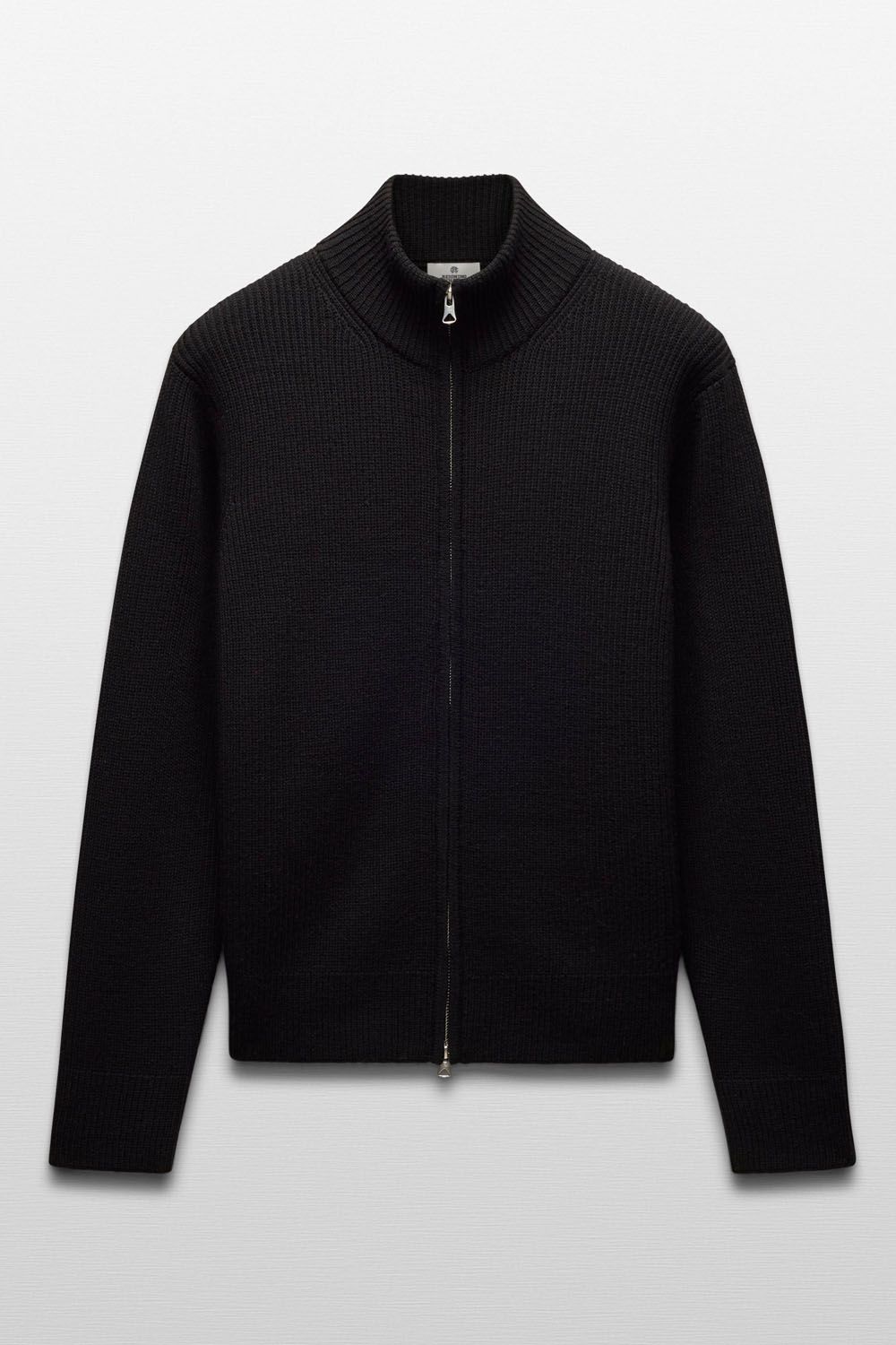 【国内正規品】 MERINO RIB VINNIE TRACK JACKET / メリノウール トラックジャケット ブラック