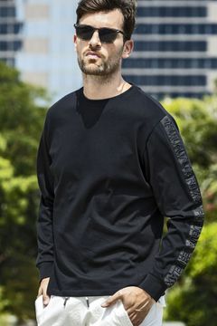 TAPE LOGO LONG T-SHIRT / テープロゴ ロングスリーブ (ブラック)