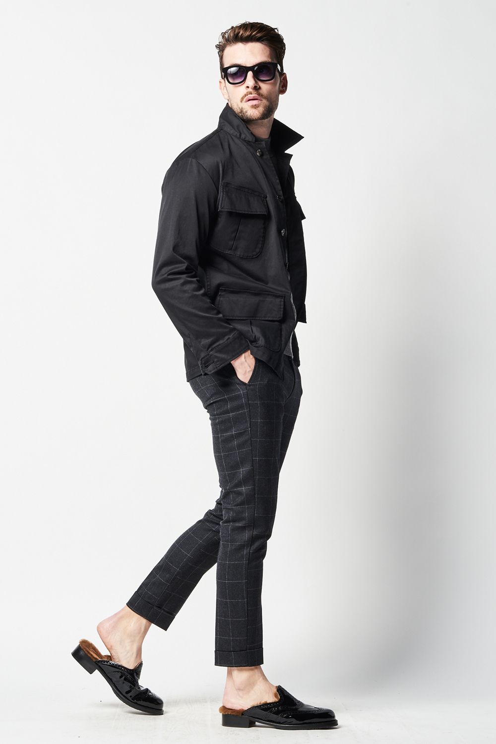 【BLACK MILITARY Vol.7】 JUNGLE FATIGUE L/S SHIRT JACKET -BLACK- (10月頃入荷予定 )※オーダー締切8/6(金)11:59迄