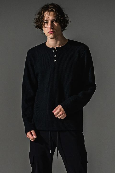 KNT HENRY / ニットヘンリー (ブラック)
