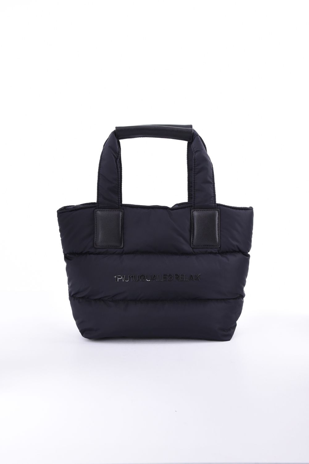 【26AW】 PUFFY NYLON MINI TOTE BAG / ナイロン 中綿ミニトートバッグ (ブラック)