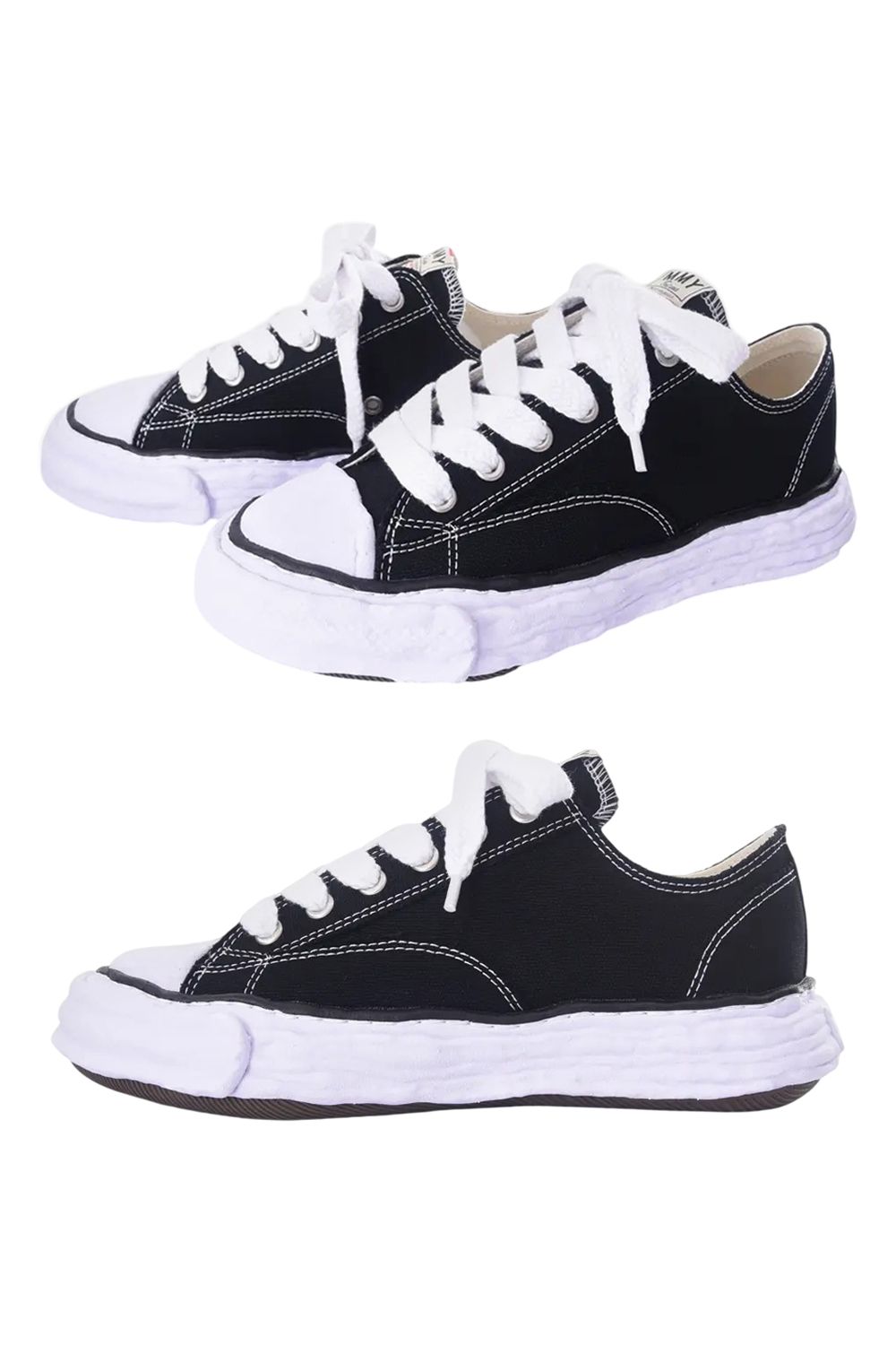 【PETERSON23】 OG sole Canvas Low-top Sneaker / キャンバス ローカットスニーカー (ブラック)