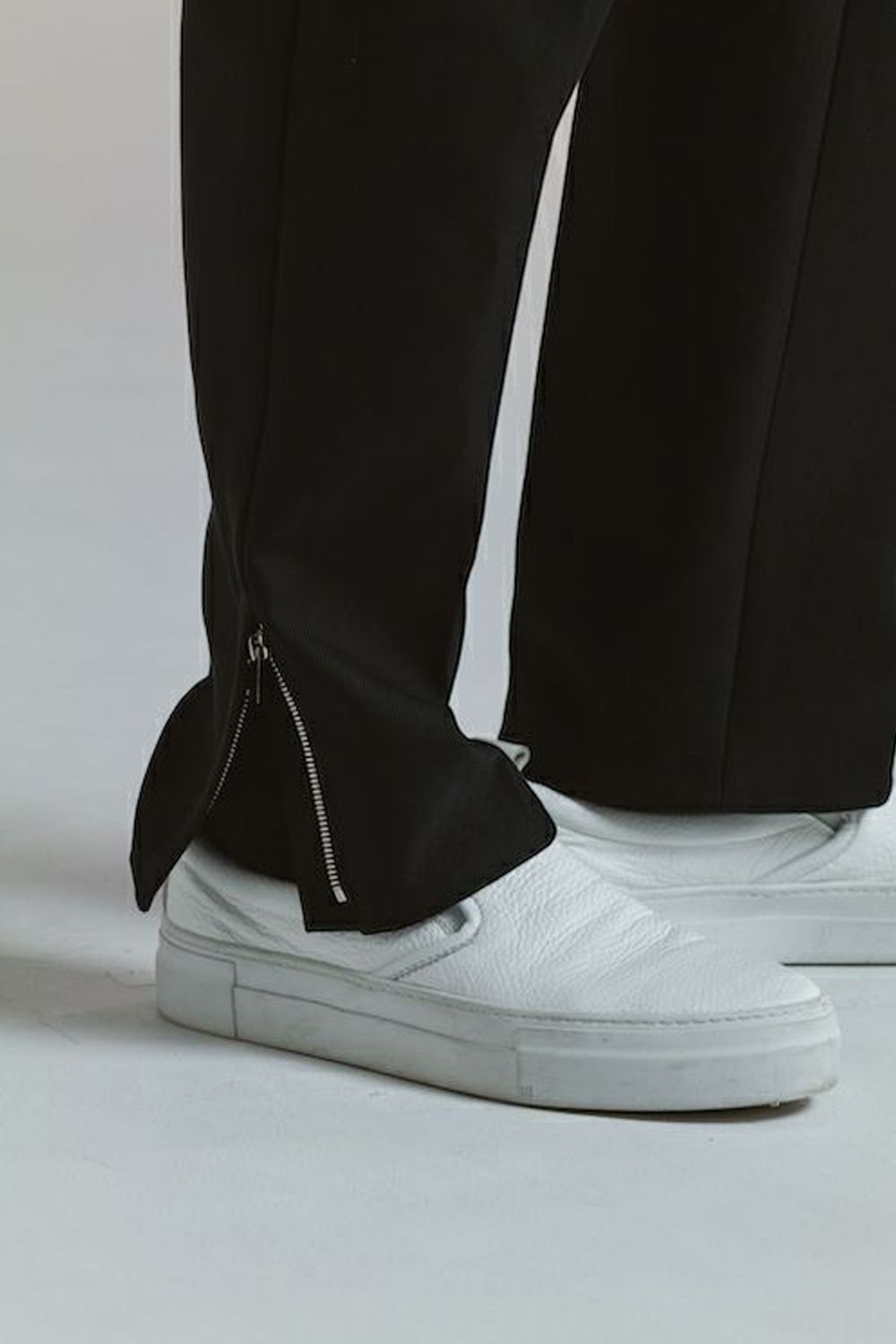 RELAX PANTS / コットン リラックス パンツ (ブラック）