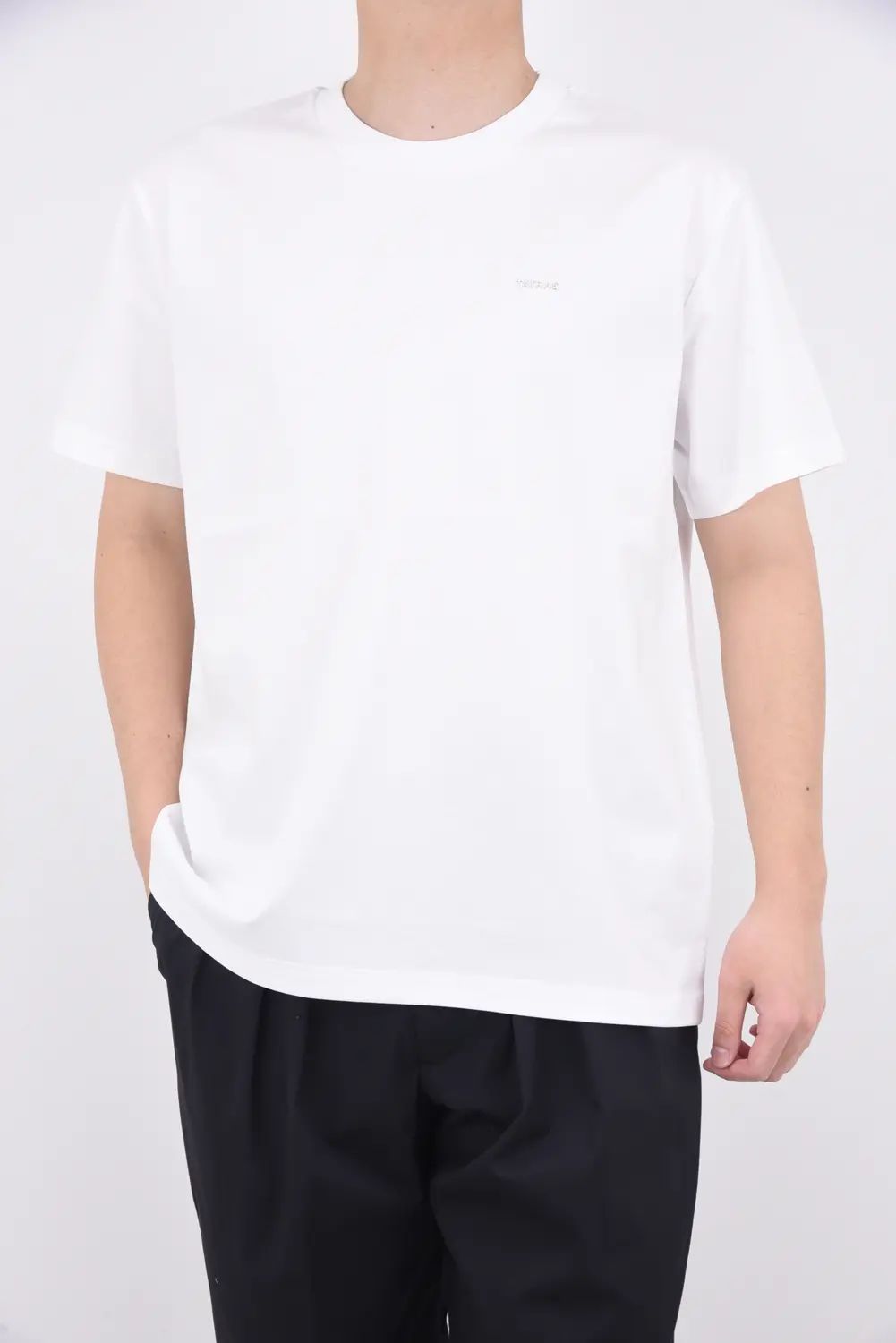 SELO (セロ) / ブランドロゴ クルーネック 半袖 Tシャツ ホワイト