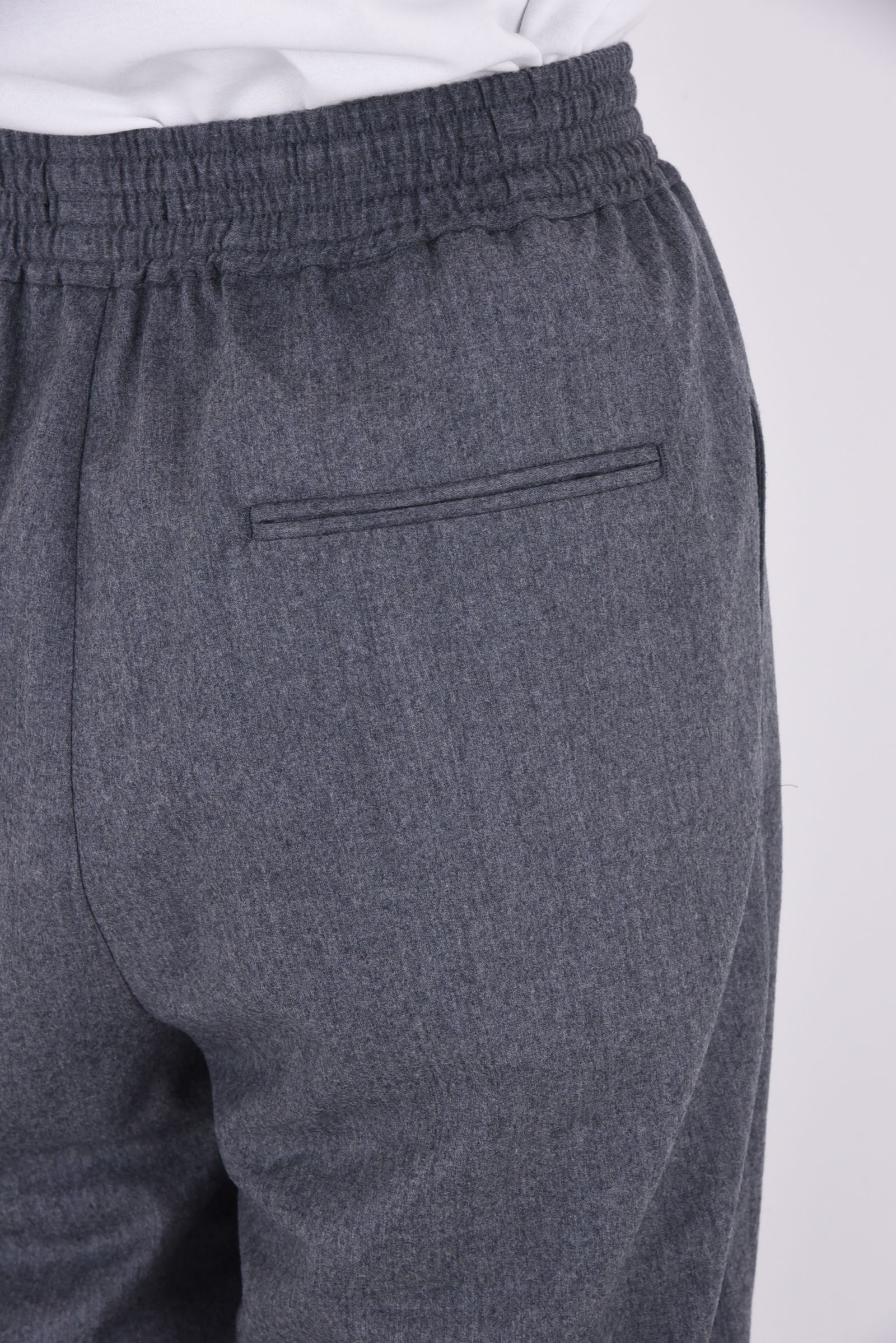 SUPER 140S DOUBLE STRINGS PANTS / スーパー140S ダブルストリングスパンツ (チャコールグレー）