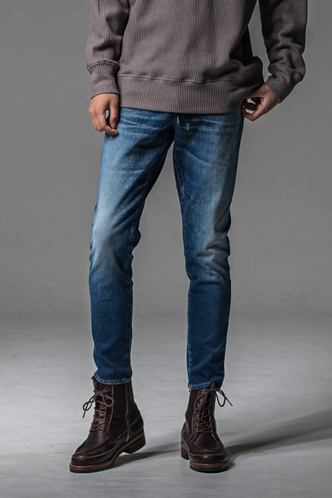 MICK DENIM JERSEY  / 定番 デニム ジャージーンズ ダークインディゴ