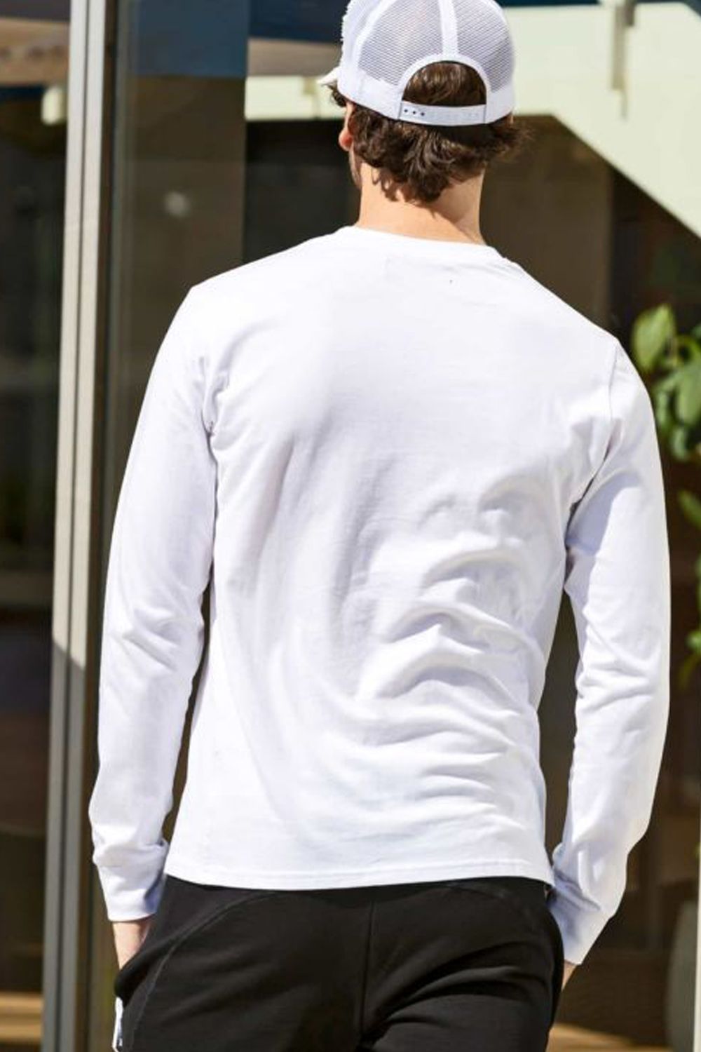 3 STEPS EMBROIDERY LONG T-SHIRTS / グラデーション アップリケ ロングTシャツ ホワイト