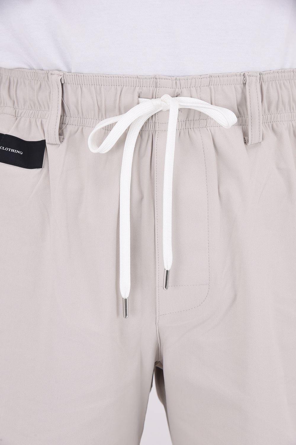 TV NYLON SHORTS / ナイロンマイクロファイバー ルーズフィット ショートパンツ グレージュ