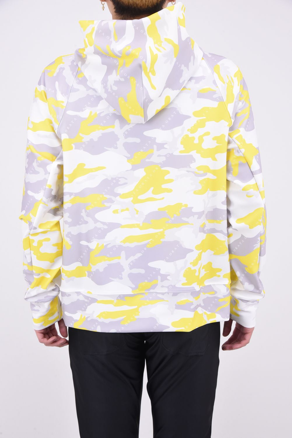 pullover hoodie / オリジナルカモフラージュ プルオーバーフーディー イエロー
