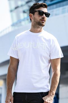 BIG LOGO INVERTED T-SHIRT / ビッグロゴ インバート Tシャツ (ホワイト)